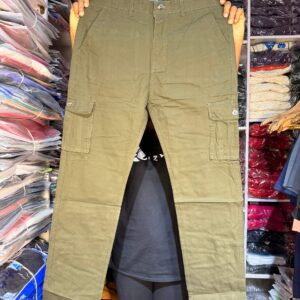 Plain Unisex Cargo Pants | Combat Trouser - Image 5