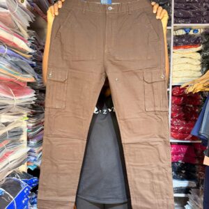 Plain Unisex Cargo Pants | Combat Trouser - Image 3