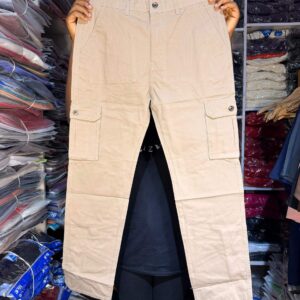 Plain Unisex Cargo Pants | Combat Trouser - Image 4