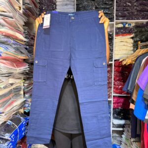 Plain Unisex Cargo Pants | Combat Trouser - Image 6