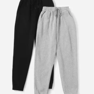 Plain 100% Cotton Joggers