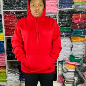 Plain Hoodie Top | Comfortable Everyday Pullover Hoodie