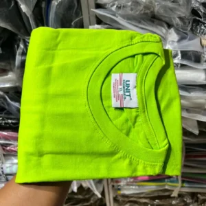 Plain Unit 100 Round Neck T-Shirt – Unisex 100% Cotton - Image 7