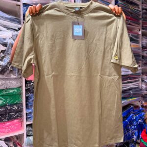 400gsm Heavyweight Plain Cotton Round Neck T-Shirt – Premium Unisex Plain T-shirt - Image 3