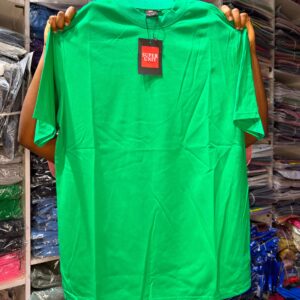 400gsm Heavyweight Plain Cotton Round Neck T-Shirt – Premium Unisex Plain T-shirt - Image 6