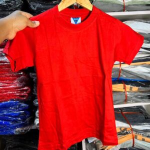 Children Plain T-shirt | Unisex plain round-neck for KIDS - Image 6