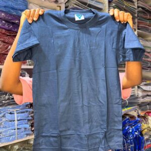 Children Plain T-shirt | Unisex plain round-neck for KIDS - Image 14