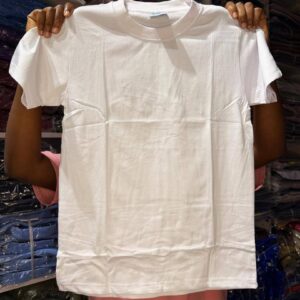 Children Plain T-shirt | Unisex plain round-neck for KIDS - Image 15
