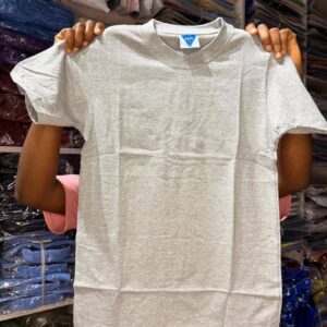 Children Plain T-shirt | Unisex plain round-neck for KIDS - Image 11