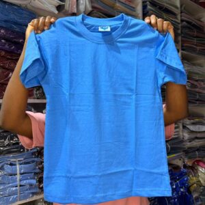 Children Plain T-shirt | Unisex plain round-neck for KIDS - Image 4